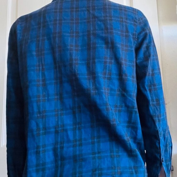 Madewell Wrap Front Shirt in Arion Plaid Size S - Picture 4 of 8